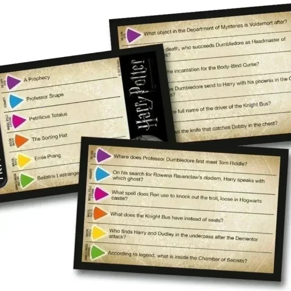Harry Potter Hasbro Trivia Pursuit Game